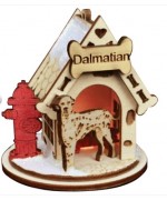 NEW! - Ginger Cottages K9 Wooden Ornament - Dalmatian